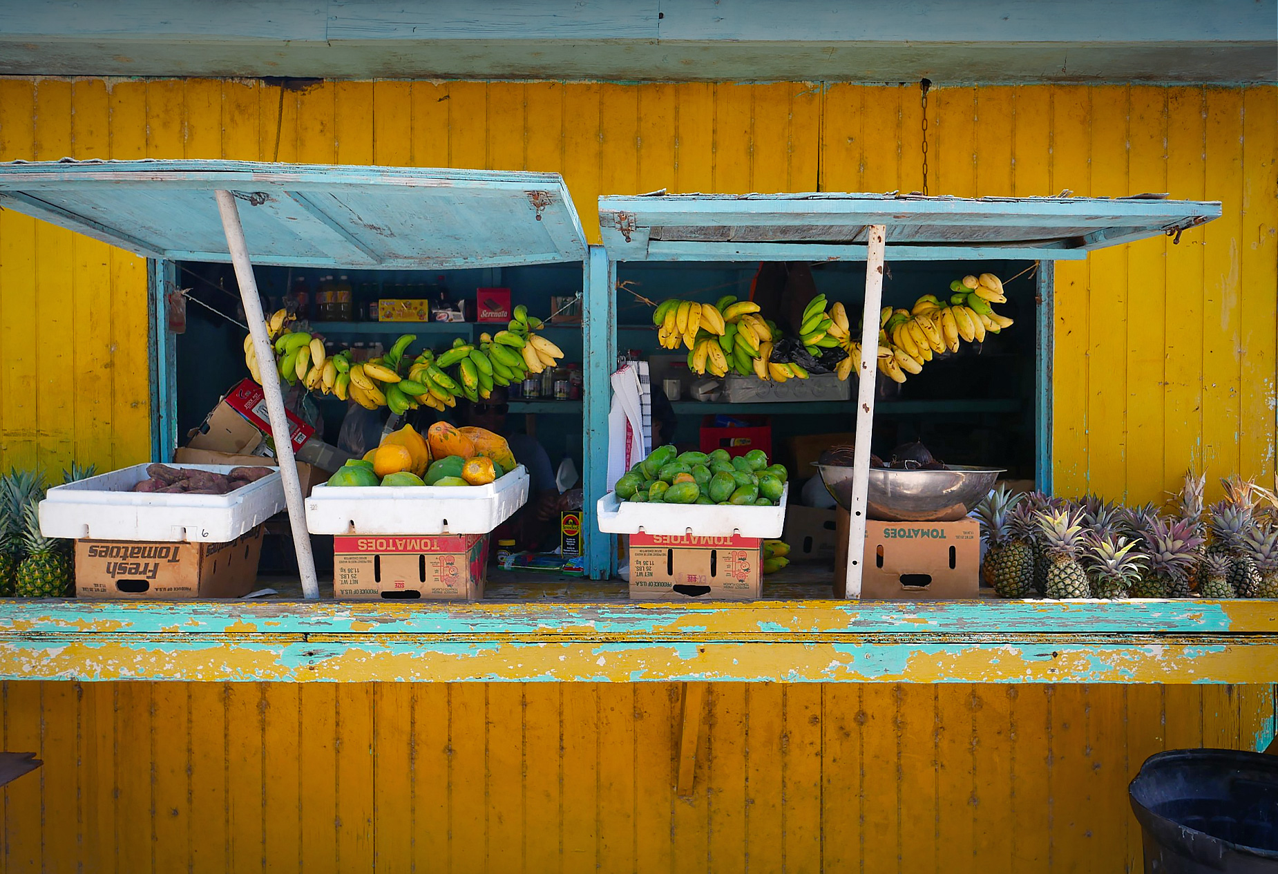 Clemmie's Fruit Stand, Old Road, Antigua