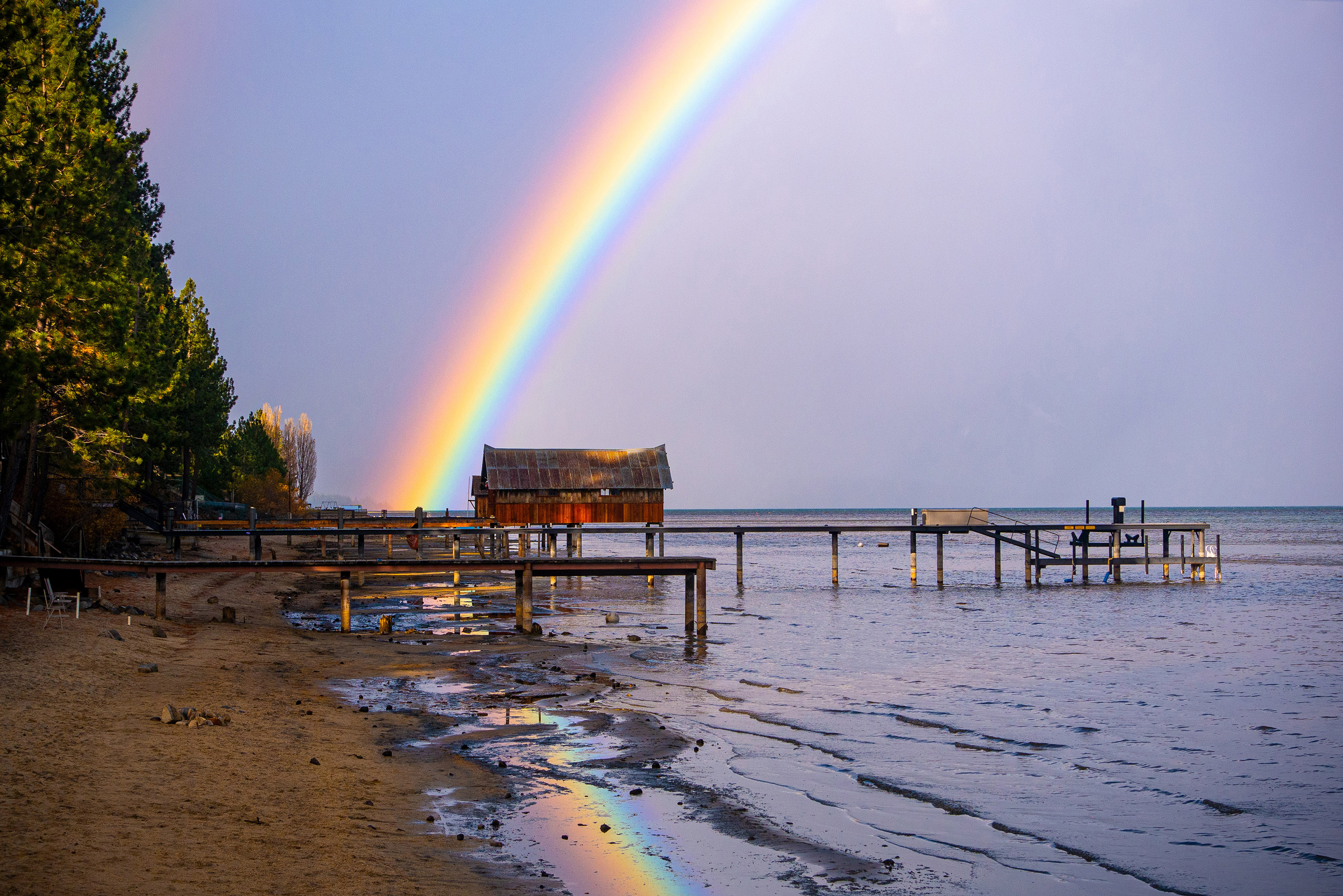 Rainbow, Lake Tahoe, California